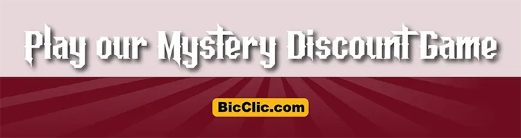 custom imprinted bic clic pens